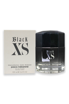 Black XS by Paco Rabanne for Men - 3.4 oz EDT Spray (Tester)