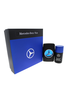 Mercedes-Benz by Mercedes-Benz for Men - 2 Pc Gift Set 3.4oz EDT Spray, 2.6oz Alcohol Free Deodorant Stick