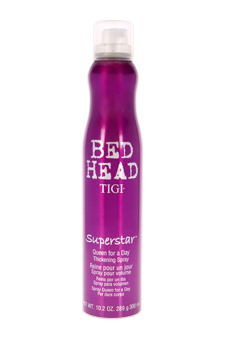 Bed Head Superstar Queen For A Day Thickening Spray by TIGI for Unisex - 10.2 oz Hair Spray