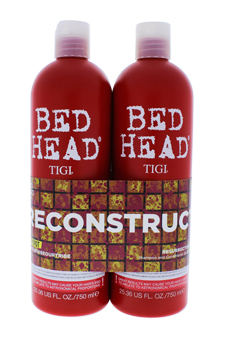 Bed Head Urban Antidotes Resurrection Kit by TIGI for Unisex - 2 Pc Kit 25.36 oz Shampoo, 25.36 oz Conditioner