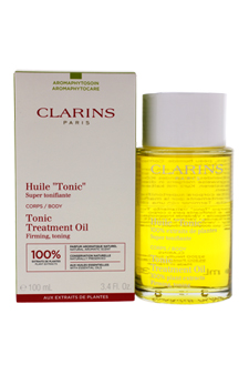 Body Treatment Oil Tonic by Clarins for Unisex - 3.3 oz Treatment