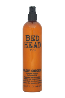 Bed Head Colour Goddess Oil Infused Shampoo by TIGI for Unisex - 13.5 oz Shampoo