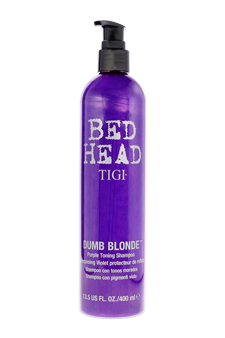 Bed Head Dumb Blonde Purple Toning Shampoo by TIGI for Unisex - 13.5 oz Shampoo