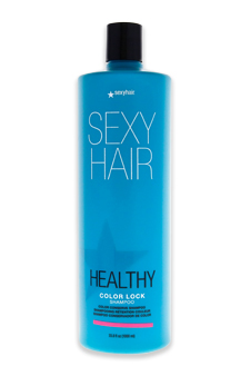 Vibrant Sexy Hair Sulfate-Free Color Lock Shampoo by Sexy Hair for Unisex - 33.8 oz Shampoo