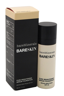 BareSkin Pure Brightening Serum Foundation SPF 20 - Bare Porcelain 01 by bareMinerals for Women - 1 oz Foundation