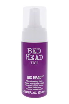 Bed Head Big Head Volume Boosting Foam by TIGI for Unisex - 4.22 oz Mousse