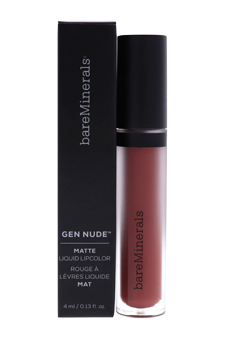 Gen Nude Matte Liquid Lipcolor - Friendship by bareMinerals for Women - 0.13 oz Lipstick