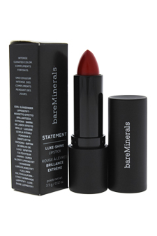Statement Luxe-Shine Lipstick - Srsly Red by bareMinerals for Women - 0.12 oz Lipstick