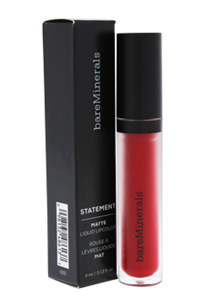 Statement Matte Liquid Lipcolor - Vip by bareMinerals for Women - 0.13 oz Lipstick