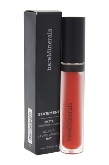 Statement Matte Liquid Lipcolor - Fire by bareMinerals for Women - 0.13 oz Lipstick