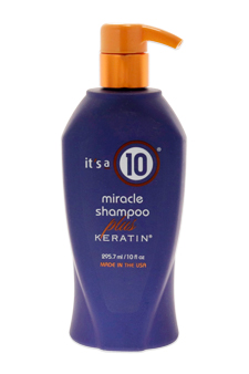 Miracle Shampoo Plus Keratin by Its A 10 for Unisex - 10 oz Shampoo