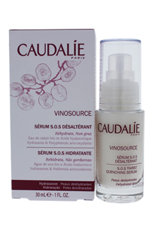 Vinosource S.O.S Thirst Quenching Serum by Caudalie for Women - 1 oz Serum