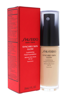 Synchro Skin Glow Luminizing Fluid Foundation SPF 20 - # 2 Neutral by Shiseido for Women - 1 oz Foundation