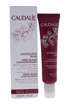 Intense Moisture Recovery by Caudalie for Women - 1.35 oz Cream