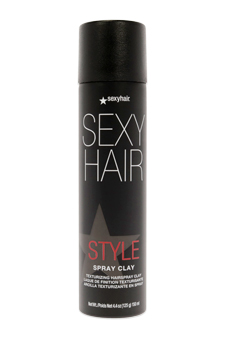 Style Sexy Hair Spray Clay Texturizing Spray Clay by Sexy Hair for Unisex - 4.4 oz Hair Spray