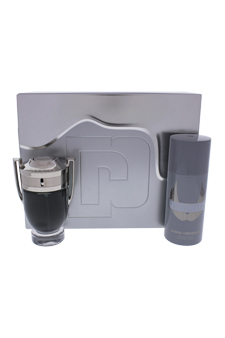 Invictus by Paco Rabanne for Men - 2 Pc Gift Set 3.4oz EDT Spray, 5.1oz Deodorant Spray