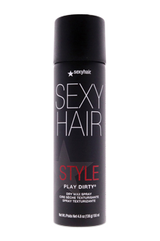 Style Sexy Hair Play Dirty Dry Wax Spray by Sexy Hair for Unisex - 4.8 oz Dry Wax Spray