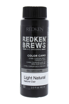 Brews Color Camo - Light Natural by Redken for Men - 2 oz Hair Color