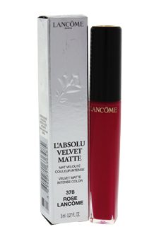 L Absolu Velvet Matte Lip Gloss - # 378 Rose Lancome by Lancome for Women - 0.27 oz Lip Gloss