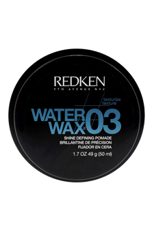 Water Wax 03 Shine Defining Pomade by Redken for Unisex - 1.7 oz Pomade