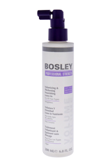 Volumizing and Thickening Nourishing Leave-in for All Hair Types by Bosley for Unisex - 6.8 oz Leave-In-Volumizer