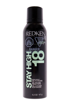 Stay High 18 High-Hold Gel to Mousse by Redken for Unisex - 5.2 oz Mousse