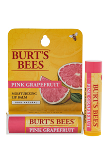 Pink Grapefruit Moisturizing Lip Balm Blister by Burt s Bees for Unisex - 0.15 oz Lip Balm
