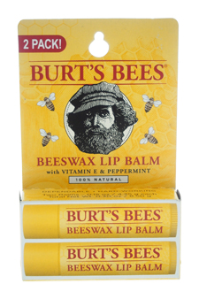 Beeswax Lip Balm Twin Pack by Burt s Bees for Unisex - 2 x 0.15 oz Lip Balm