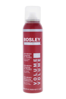 Bos Renew Volumizing Dry Shampoo by Bosley for Unisex - 3.4 oz Dry Shampoo
