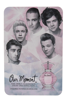 Our Moment Blotter Cards by One Direction for Women - 1 Pc EDP Blotter Cards (Sample)