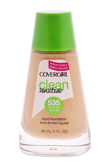 Clean Sensitive Liquid Foundation - # 535 Medium Light by CoverGirl for Women - 1 oz Foundation