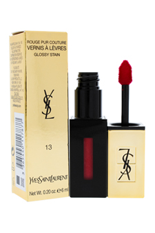 Rouge Pur Couture Vernis A Levres Glossy Stain - # 13 Rose Tempura by Yves Saint Laurent for Women - 0.2 oz Lip Gloss
