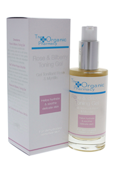Rose & Bilberry Toning Gel by The Organic Pharmacy for Women - 1.7 oz Toner