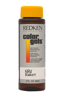 Color Gels Permanent Conditioning Haircolor 5RV - Scarlett by Redken for Unisex - 2 oz Hair Color