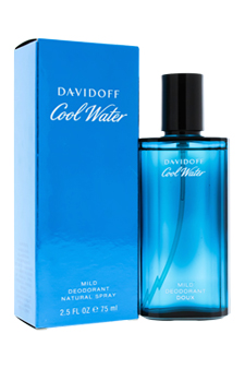 Cool Water by Zino Davidoff for Men - 2.5 oz Deodorant Spray