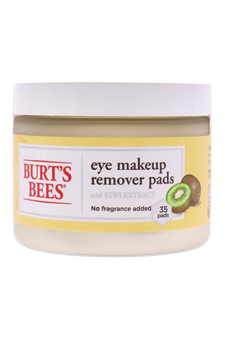 Eye Makeup Remover Pads - Kiwi Extract by Burt s Bees for Unisex - 35 Pc Pads