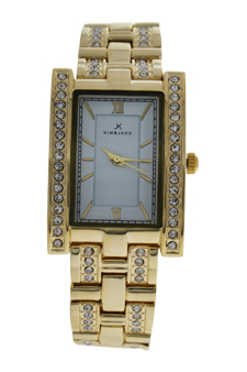 2060L-GW Gold Stainless Steel Bracelet Watch by Kim & Jade for Women - 1 Pc Watch