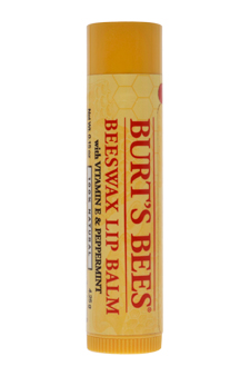 Beeswax Lip Balm With Vitamin E & Peppermint by Burts Bees for Unisex - 0.15 oz Lip Balm