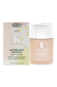 Anti-Blemish Solutions Liquid Makeup#05 Fresh Beige(MF/M)-Dry Comb. To Oily Skin by Clinique for Women - 1 oz Foundation