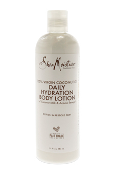 100% Virgin Coconut Oil Daily Hydration Body Lotion by Shea Moisture for Unisex - 13 oz Body Lotion