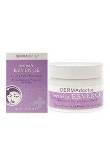 Wrinkle Revenge Rescue & Protect Facial Cream by DERMAdoctor for Women - 1.7 oz Cream