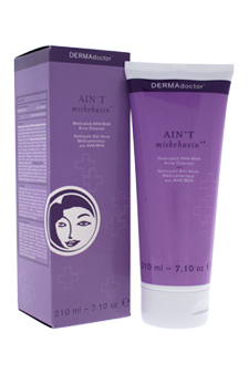 Ain t Misbehavin Medicated AHA/BHA Acne Cleanser by DERMAdoctor for Women - 7.1 oz Cleanser