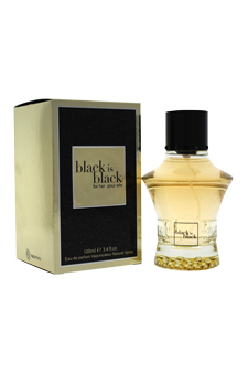 Black Is Black by Nuparfums for Women - 3.4 oz EDP Spray