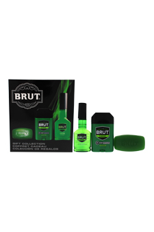 brut by Faberge Co. for Men - 3 Pc Gift Set 3.0oz After Shave Cologne Spray, 2.25oz Deodrant Stick , 3.0oz Bar Soap