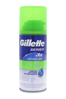 Gillette Series Sensitive Skin Shave Gel by Gillette for Men - 2.5 oz Shave Gel