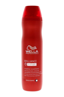 Brilliance Shampoo For Coarse Hair Shampoo by Wella for Unisex - 8.4 oz Shampoo