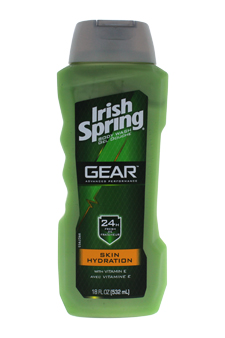 Gear Skin Hydration Body Wash by Irish Spring for Unisex - 18 oz Body Wash