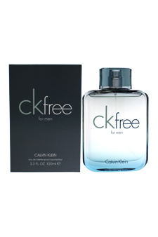 CK Free by Calvin Klein for Men - 3.4 oz EDT Spray