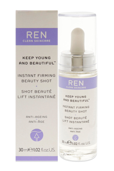 Keep Young and Beautiful Instant Firming Beauty Shot by REN for Unisex - 1 oz Gel & Serum