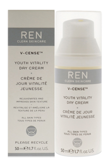V-Cense Youth Vitality Day Cream by REN for Unisex - 1.7 oz Cream